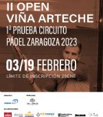 Inscripciones para el II Open «Viña Arteche» de Pádel Zaragoza