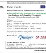 Certificado de profesionalidad de «Guía por itinerarios ecuestres en el Medio Natural»