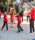 400 escolares practican deporte con el proyecto 3Pies, impulsado por la Fundación Basket Zaragoza con el apoyo de Zaragoza Deporte