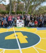 El Parque Bruil estrena la pista de baloncesto Pilar Valero