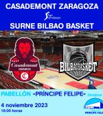 Partidos de Casademont Zaragoza esta semana en el «Príncipe Felipe»