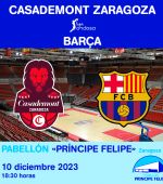 Próximos partidos de Casademont Zaragoza en el «Príncipe Felipe»