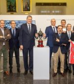 El Ayuntamiento recibió al equipo del CAI Zaragoza que hace 40 años se proclamó campeón de la Copa del Rey