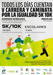 V Carrera y Caminata por la Igualdad 5k 10k «Todos los días cuentan»