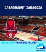 Próximos partidos de Casademont Zaragoza en el «Príncipe Felipe»