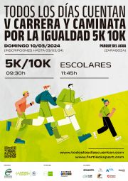 V Carrera y Caminata por la Igualdad 5k 10k «Todos los días cuentan»