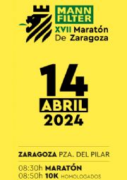 XVII Mann-Filter Maratón de Zaragoza + Prueba Corta 10k