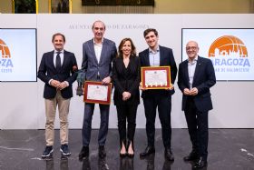 El Ayuntamiento nombra a Zaga Zeravica y a Epi Embajadores de Zaragoza, Ciudad del Baloncesto