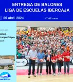 Entrega de balones «Liga de Escuelas Ibercaja»