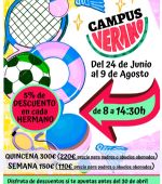 Campus de Verano en el C. D. M. Duquesa Villahermosa