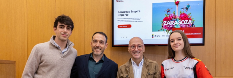 Zaragoza pone en marcha una plataforma digital para financiar proyectos de deportistas, clubes o centros escolares