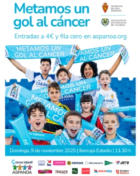 Partido benéfico ASPANOA 2025: Veteranos Real Zaragoza - Exfutbolistas Villarreal