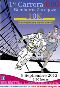 Sigue abierta la inscripción para la I CARRERA 080 BOMBEROS ZARAGOZA 10K Sigue abierta la inscripción para la I CARRERA 080 BOMBEROS ZARAGOZA 10K