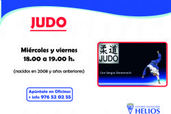 Cursos de Judo en el C. N. Helios, impartidos por Sergio Domenech