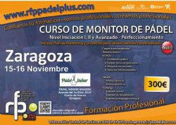 Curso de Monitor de Pádel