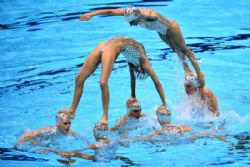 «Bailando en el Agua» con la Selección de Natación Sincronizada