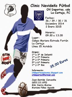 Clinic Navideño y Torneo Solidario de Fútbol La Cartuja FC Clinic Navideño y Torneo Solidario de Fútbol La Cartuja FC