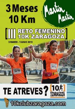 Comienza el III Reto Femenino 10K Zaragoza