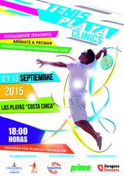 Clinics Tenis Playa