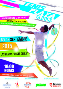 Clinics Tenis Playa Clinics Tenis Playa