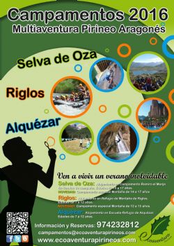Campamentos de Verano en Riglos, Guara-Alquézar y Selva de Oza Campamentos de Verano en Riglos, Guara-Alquézar y Selva de Oza