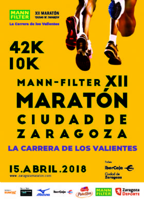 Este domingo, no te pierdas la Mann Filter XII Maratón «Ciudad de Zaragoza» y su prueba corta de 10k
