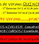 Cursos de pádel quincenales en julio