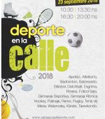 Deporte en la Calle el domingo 23 de septiembre