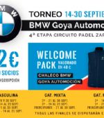 Inscripciones para el Torneo de Pádel BMW Goya Automoción 