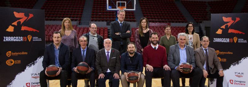 Presentado el logo oficial de la Capitalidad Española de Baloncesto Zaragoza 2019