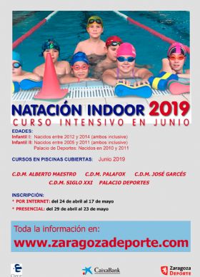 Aún puedes apuntarte a los cursillos intensivos de natación para niños en junio