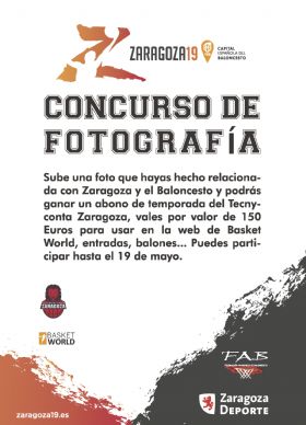 Ya puedes votar por tus fotos favoritas del Concurso de Fotos «Zaragoza, Capital del Baloncesto 2019»