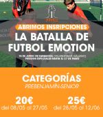 La batalla de Futbol Emotion para jugadores y porteros
