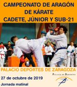 Campeonato de Aragón de Kárate Cadete, Júnior y Sub-21