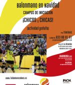 Campus gratuito de iniciación al Balonmano para chicos y chicas en Navidad