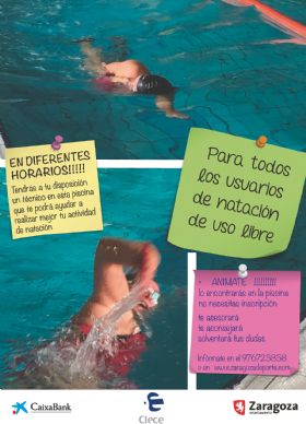 Mejora tu técnica de natación de manera gratuita en varias piscinas cubiertas municipales