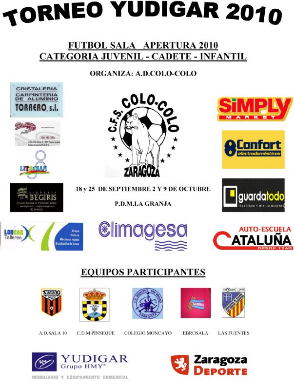 III TORNEO APERTURA DE FÚTBOL SALA MASCULINO III TORNEO APERTURA DE FÚTBOL SALA MASCULINO