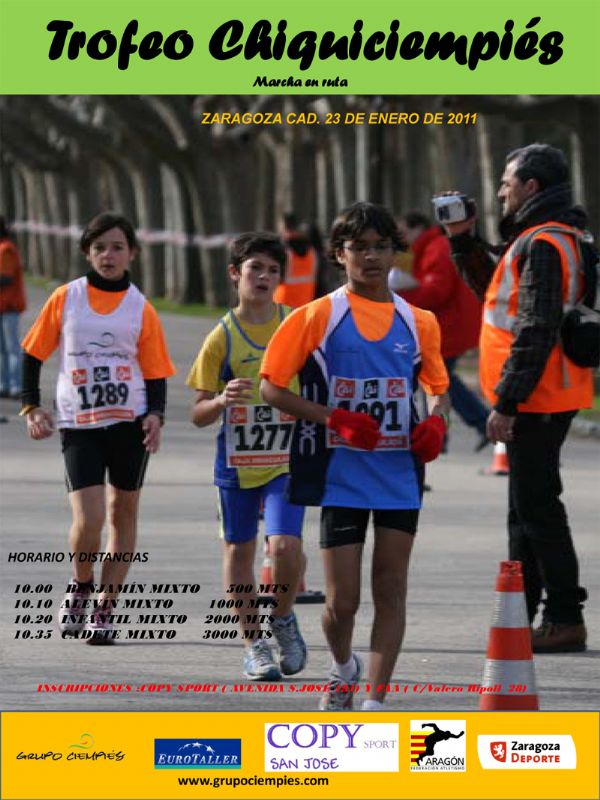 III Jornada de marcha en ruta Chiquiciempiés