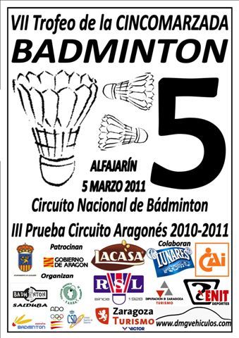 VII Trofeo de la Cincomarzada de Bádminton