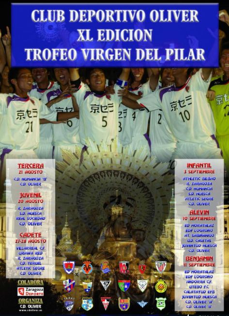 XL Torneo «Virgen del Pilar» de Fútbol - Categoría Cadete XL Torneo «Virgen del Pilar» de Fútbol - Categoría Cadete