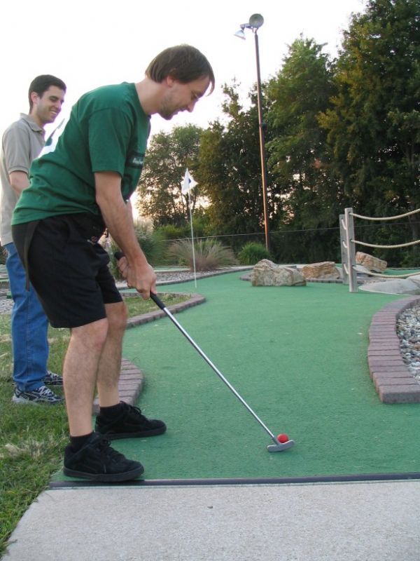 Golf para todos en la Plaza del Pilar