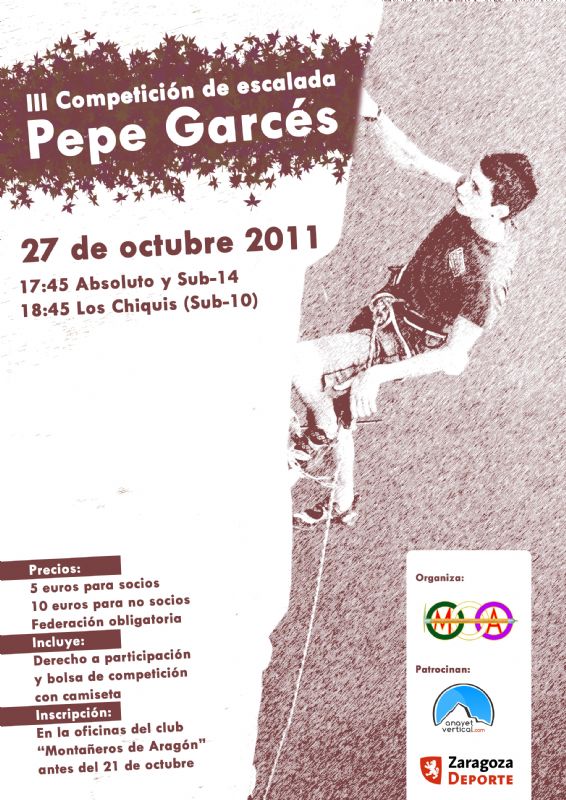 III Competición de Escalada «Pepe Garcés»