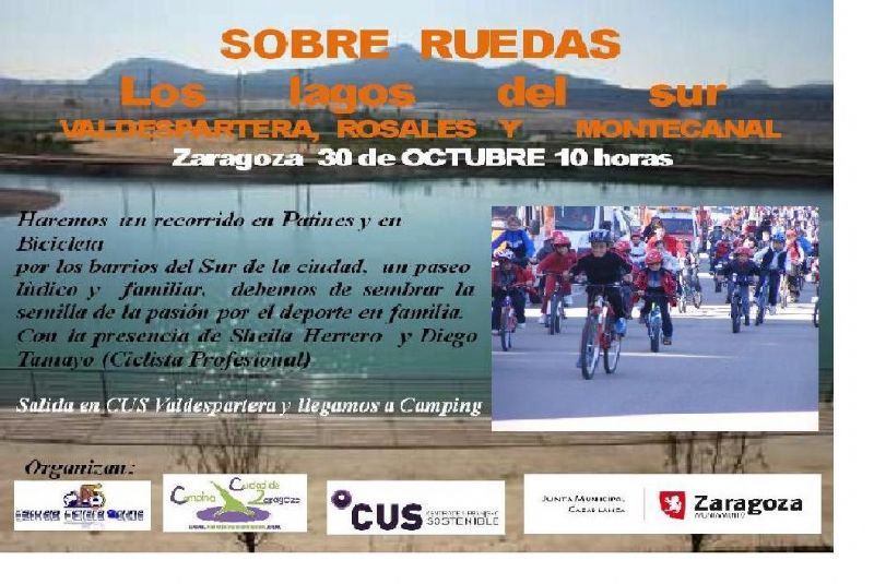 Marcha sobre ruedas «Los Lagos del Sur» (Valdespartera, Rosales y Montecanal)