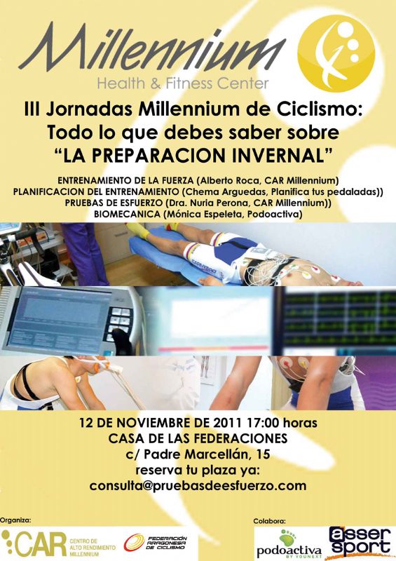 III Jornadas «Millenium» de ciclismo sobre la preparación invernal