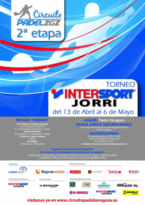 Finales del «Torneo Intersport Jorri» de Pádel