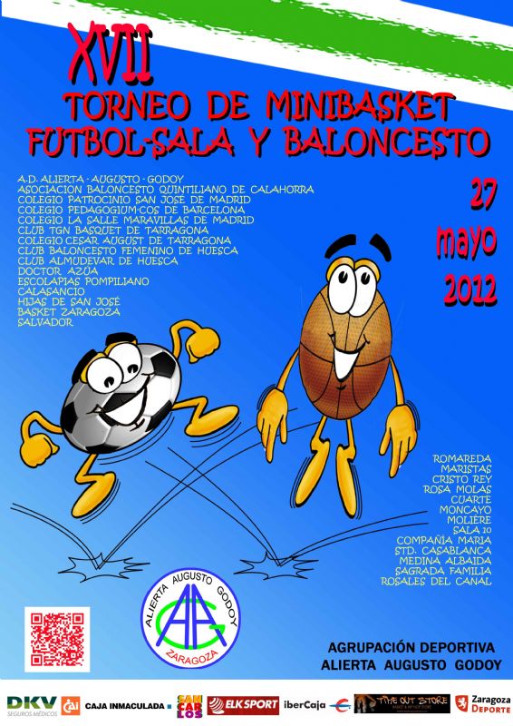 XVII Torneo de Minibasket, Fútbol Sala y Baloncesto «A. D. Alierta Augusto Godoy»