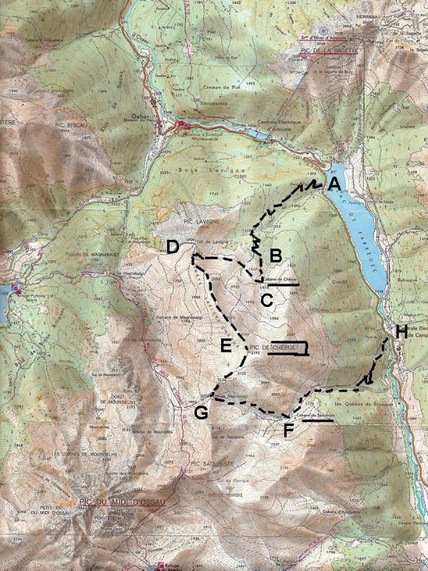 Montañismo, ascensiones y travesías: Cherue - Cresta Lavigne - Cherue 