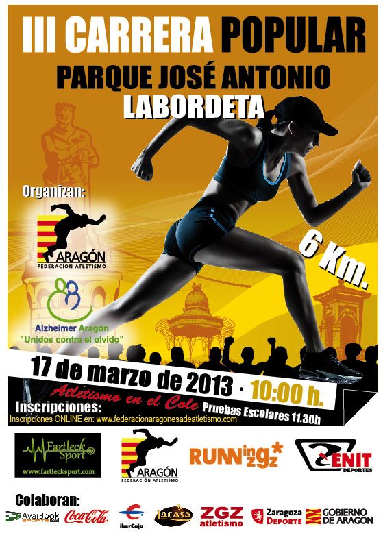 III Carrera Popular «Parque José Antonio Labordeta»