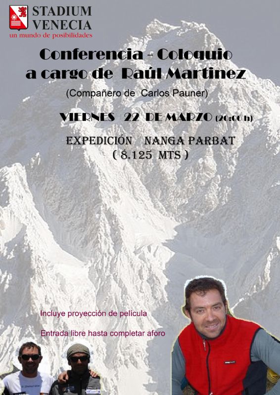 Charla sobre la expedición al Himalaya de Raúl Martínez