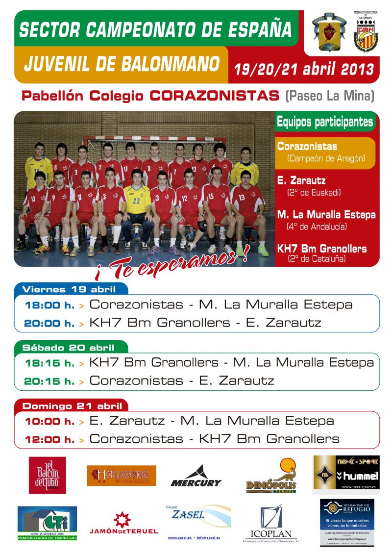 Sector del Campeonato de España Juvenil de Balonmano 